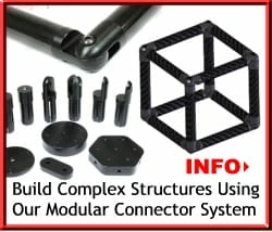 Build Structures with Carbon Fiber Connectors