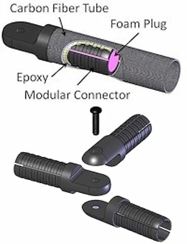 modular carbon fiber tube connectors