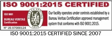 ISO 9001:2015 Certified Since 2007