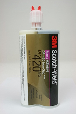 3M Scotch-Weld Epoxy Adhesive DP420NS Black 200ml Duo-Pak