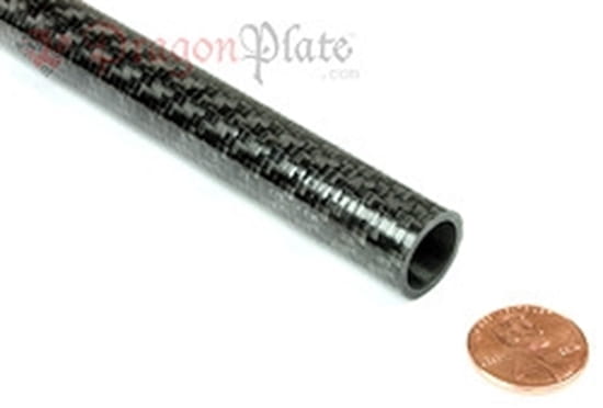 Carbon Fiber Roll Wrapped Telescoping Twill Tube