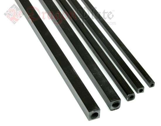Picture of DragonPlate Carbon Square Tube ~ .125" x .125" (.060 ID) x 24"