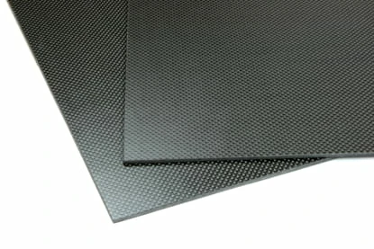 Two Sided Matte Quasi-isotropic Carbon Fiber Sheet ~ 1/8" x 24" x 24"