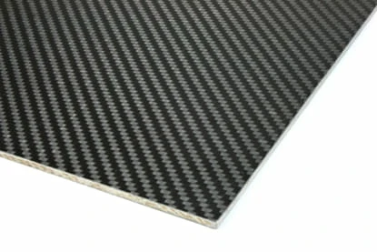 Carbon Fiber Prepreg Ekoa® Flax Linen Core Sheet - 1/8" x 12" x 12"
