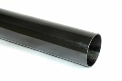 Carbon Fiber Roll Wrapped Uni Tube ~ 2.125" ID x 48", Gloss Finish