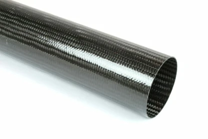 Braided Carbon Fiber Round Tubing ~ 2.125" ID x 96"