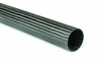 Braided EconomyTube™ Carbon Fiber Round Tubing ~ 1" ID x 96"