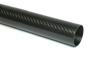 Picture of Carbon Fiber Roll Wrapped Twill Tube ~ 1.625" ID x 72", Gloss Finish