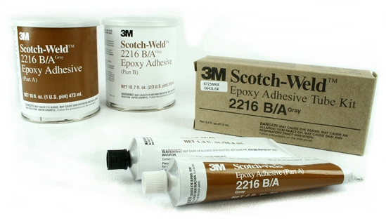3M Scotch-Weld Epoxy Adhesive 2216 B/A Gray Tube Kit
