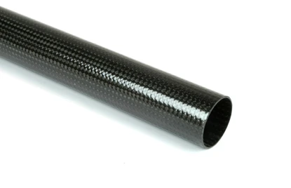 Braided Carbon Fiber Round Tubing ~ 0.875" ID x 72"