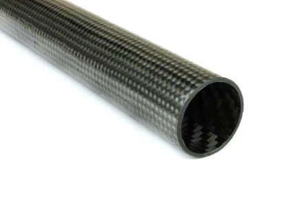 High Modulus Braided Carbon Fiber Tube ~ 0.75" ID x 72"