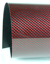 Show details for Twill Weave Red/Black Veneer - Matte - Adhesive - 24" x 48" Twill Weave Carbon/Kevlar (red) Veneer