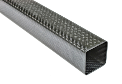 Carbon Fiber Roll Wrapped Twill Square Tube ~ 1.5" ID x 1.5" ID x 72"